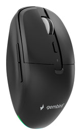 Gembird Dual-Mode 6-Button Wireless Mouse 2.4g + Bt Black