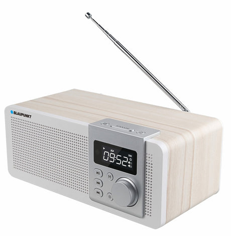 EAN 5901750502255 - Blaupunkt PP14BT radio Portátil Digital Blanco, Madera imagen 2