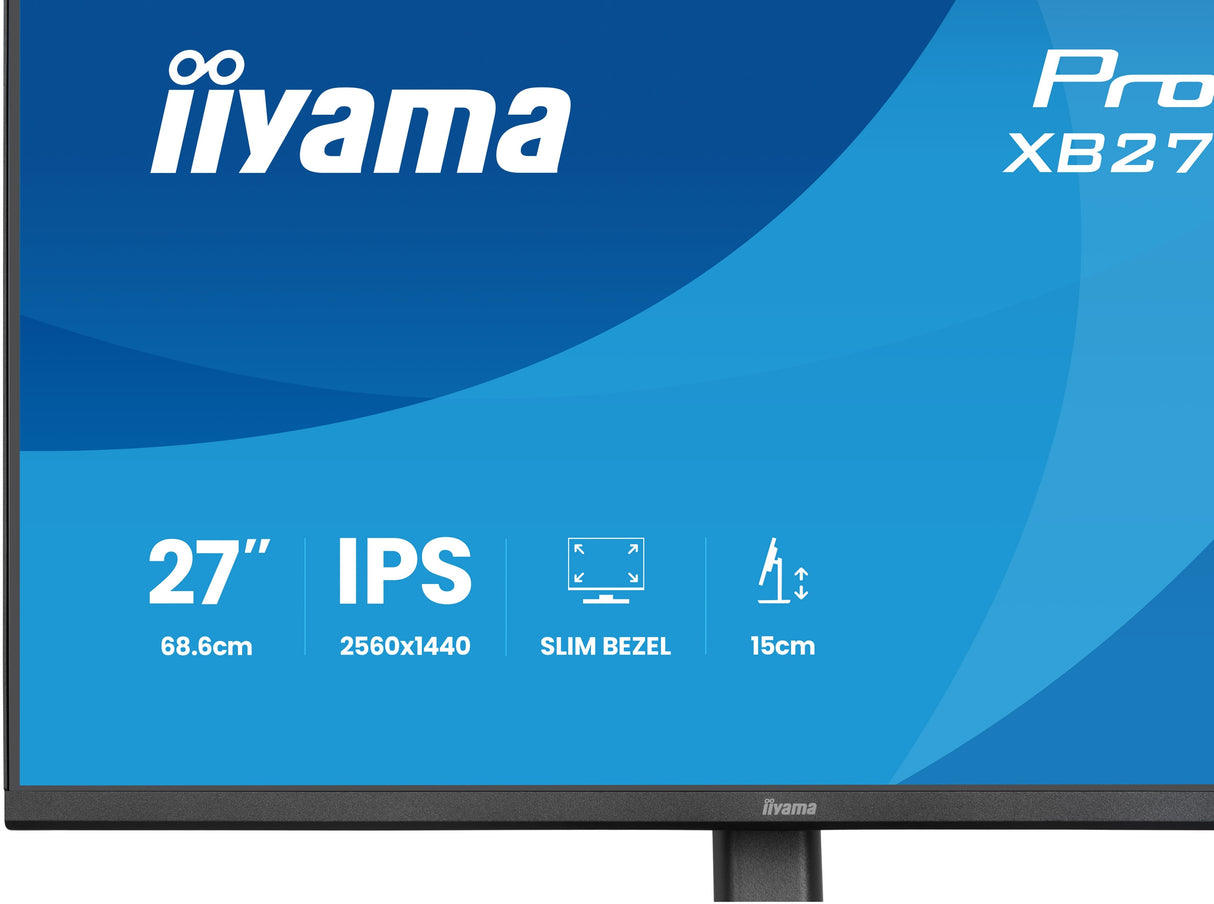 Monitor Iiyama 27" Ips, 4-Side Slim Bezel  2560x1440 75hz