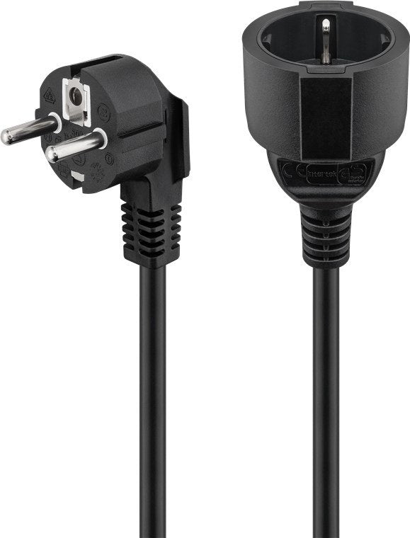 Cable Alimentacion Alargador Goobay 3m Negro