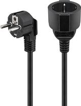 Cable Alimentacion Alargador Goobay 3m Negro