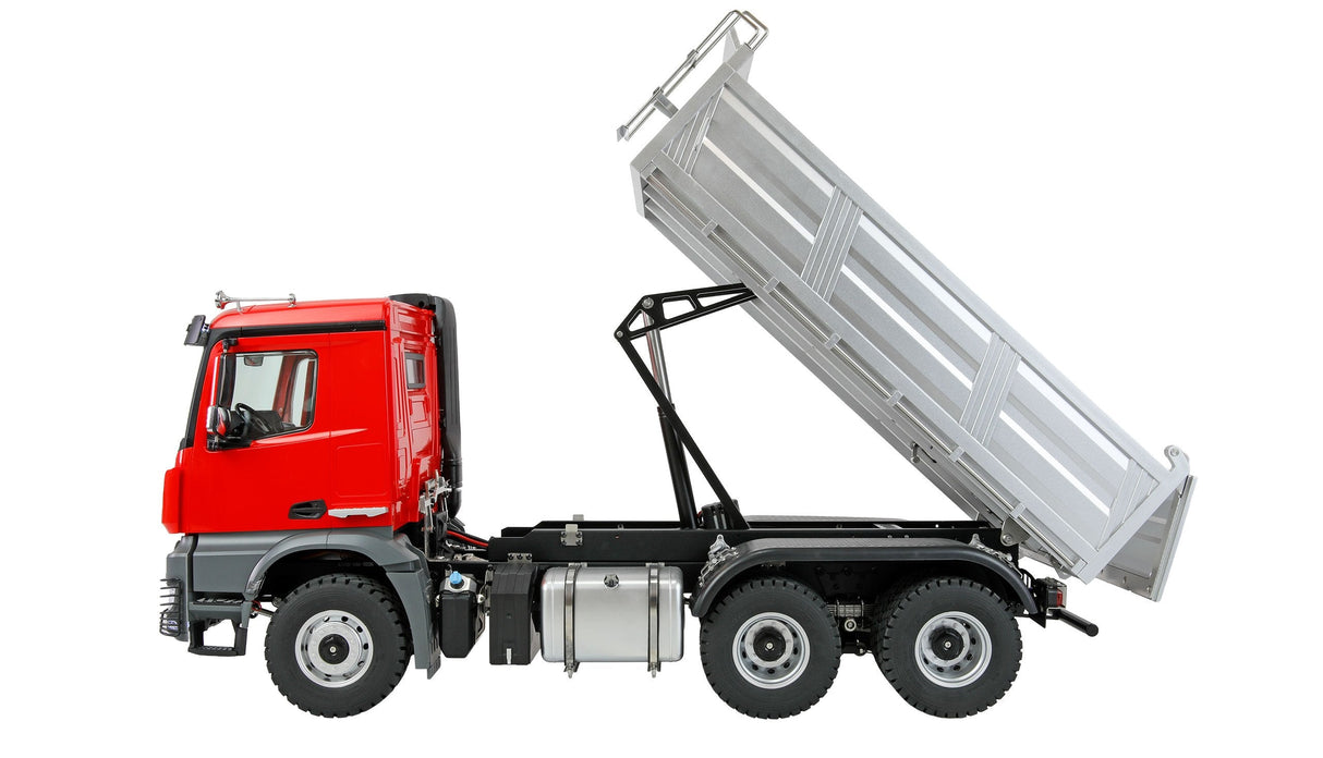 Amewi Mercedes-Benz Arocs Muldenkipper 6x6 1:14 Rtr Rojo 14+