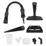 Proficare Pc Dr 3145 Limpiador De Vapor Manual 3,7 Bar Limpia Desengrasa Desinfectado 105 °C Para Coche, Cocina, Baño, Cojines 1050 W Con Cable De 5 M Y Accesorios