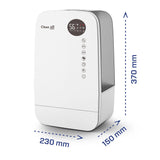 EAN 8718546312182 - Clean Air Optima CA-607W humidificador Ultrasónica 5,5 L Blanco 25 W imagen 5