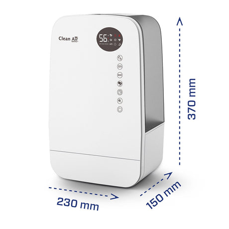 EAN 8718546312182 - Clean Air Optima CA-607W humidificador Ultrasónica 5,5 L Blanco 25 W imagen 5