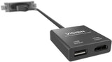 Placa Frontal Audiovisual Modular De La Gama Techconnect De Vision  Garantía Durante Toda La Vida Útil Del Producto  Módulo Usb-C  Toma 3.1 Tipo "C" En La Parte Frontal  Con Un Cable Provisto De Dos Tomas En Su Extremo 1 Para Hdmi Y 1 Para