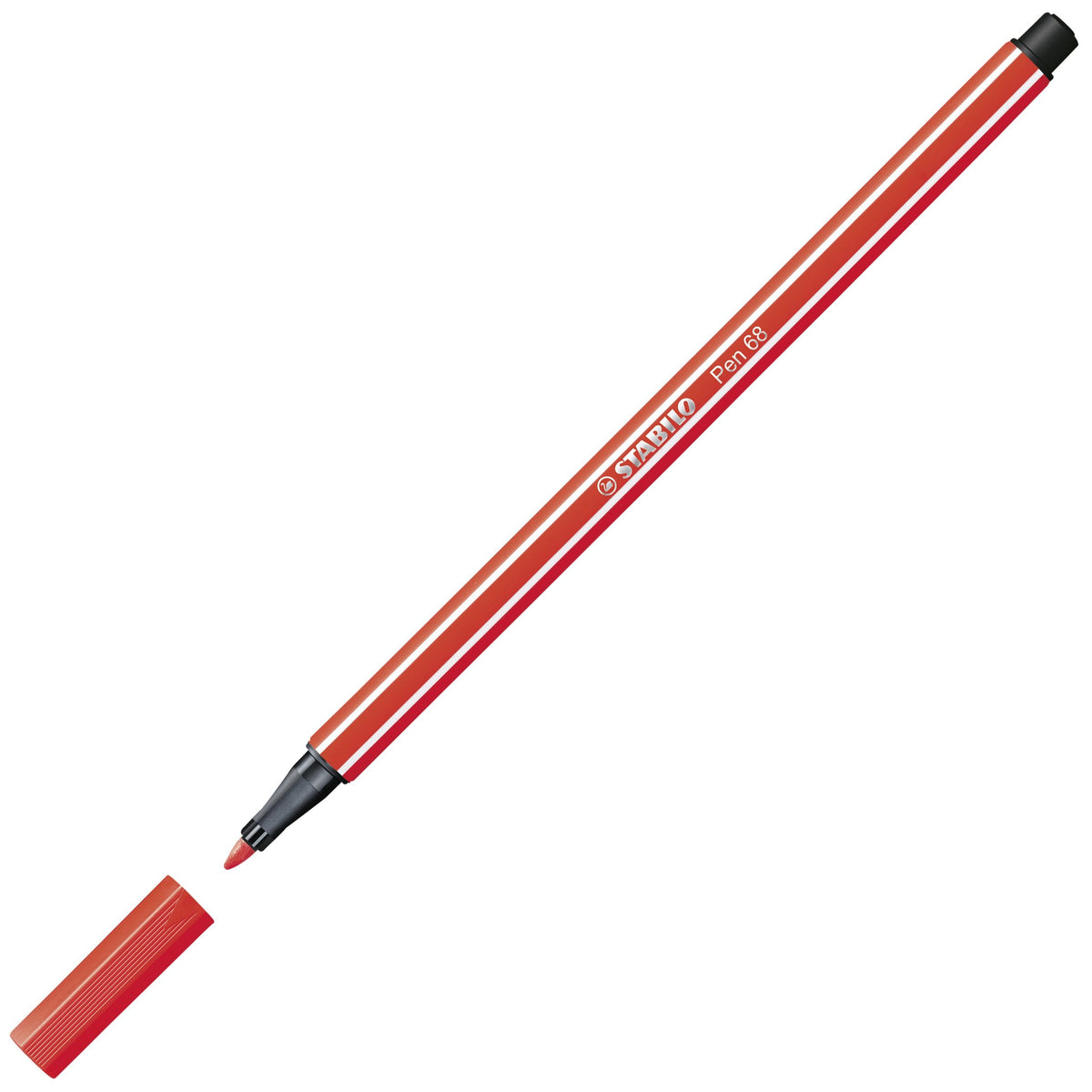 Stabilo Pen 68 Rollerset Individual Rotulador Estuche Nylon Cierre Velcro 30 Colores