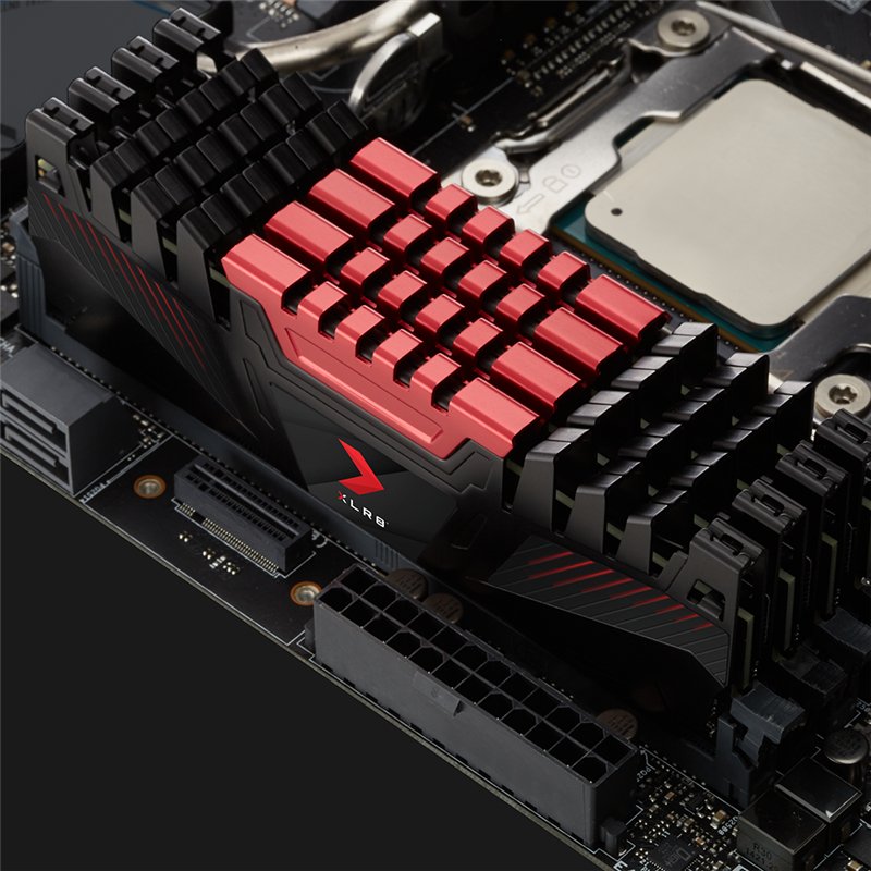 Memoria Ram Pny Xlr8 Ddr4 16 Gb Kit (2 X 8 Gb) 3200 Mhz Pc4-25600 Cl16  1.35v Xmp Support