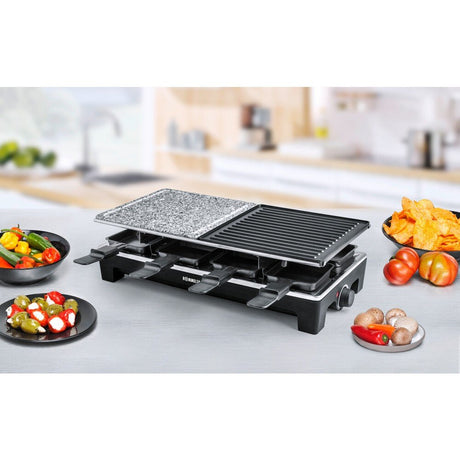 EAN 4001797239600 - Rommelsbacher RCS 1350 parrilla de interior 8 personas(s) 1350 W Negro, Acero inoxidable imagen 8