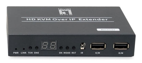 EAN 4015867239063 - LevelOne HVE-6701R extensor audio/video Receptor AV Negro imagen 1