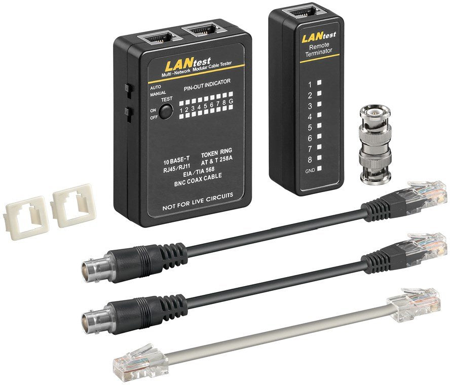 Tester Cables Rj45 + Utp + Bnc + Stp