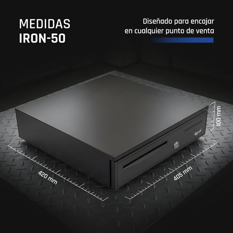 EAN 8435364316344 - iggual IRON-50 Cajón de efectivo automático y manual imagen 10