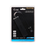 I-Tec Usb 3.0 Slim Hub De 3 Puertos Con Adaptador Gigabit Ethernet Ideal Para Portátiles Ultrabook Tablet Pc Compatible Con Win Y Mac Os