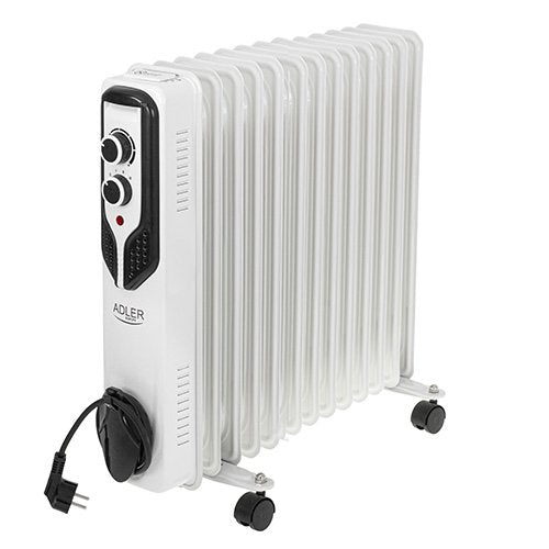 Radiador  Adler Ad 7818 2500 W De Aceite Eléctrico Blanco
