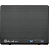 Caja Pc Silverstone Cube Case Sst-Sg13b-Q Sugo Mini-Itx, Negro
