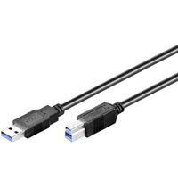 Usb 3.0 Superspeed Cable, Black, 0.5 M - Usb 3.0 Plug (Type