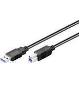 Usb 3.0 Superspeed Cable, Black, 0.5 M - Usb 3.0 Plug (Type