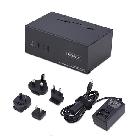 EAN 0065030909129 - StarTech.com P2ADDH462-KVM-SWITCH interruptor KVM Negro imagen 6