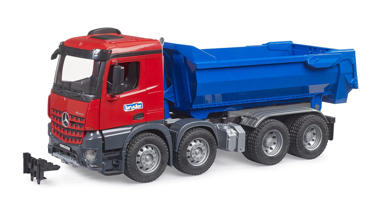 Bruder Mercedes Benz Arocs Halfpipe Camión Volquete, Modelo De Vehículo 3621