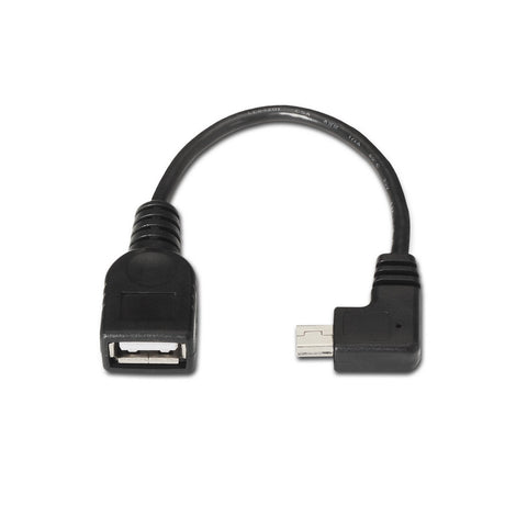 EAN 8436574700336 - AISENS A101-0034 cable USB USB 2.0 0,15 m Mini-USB B USB A Negro imagen 2