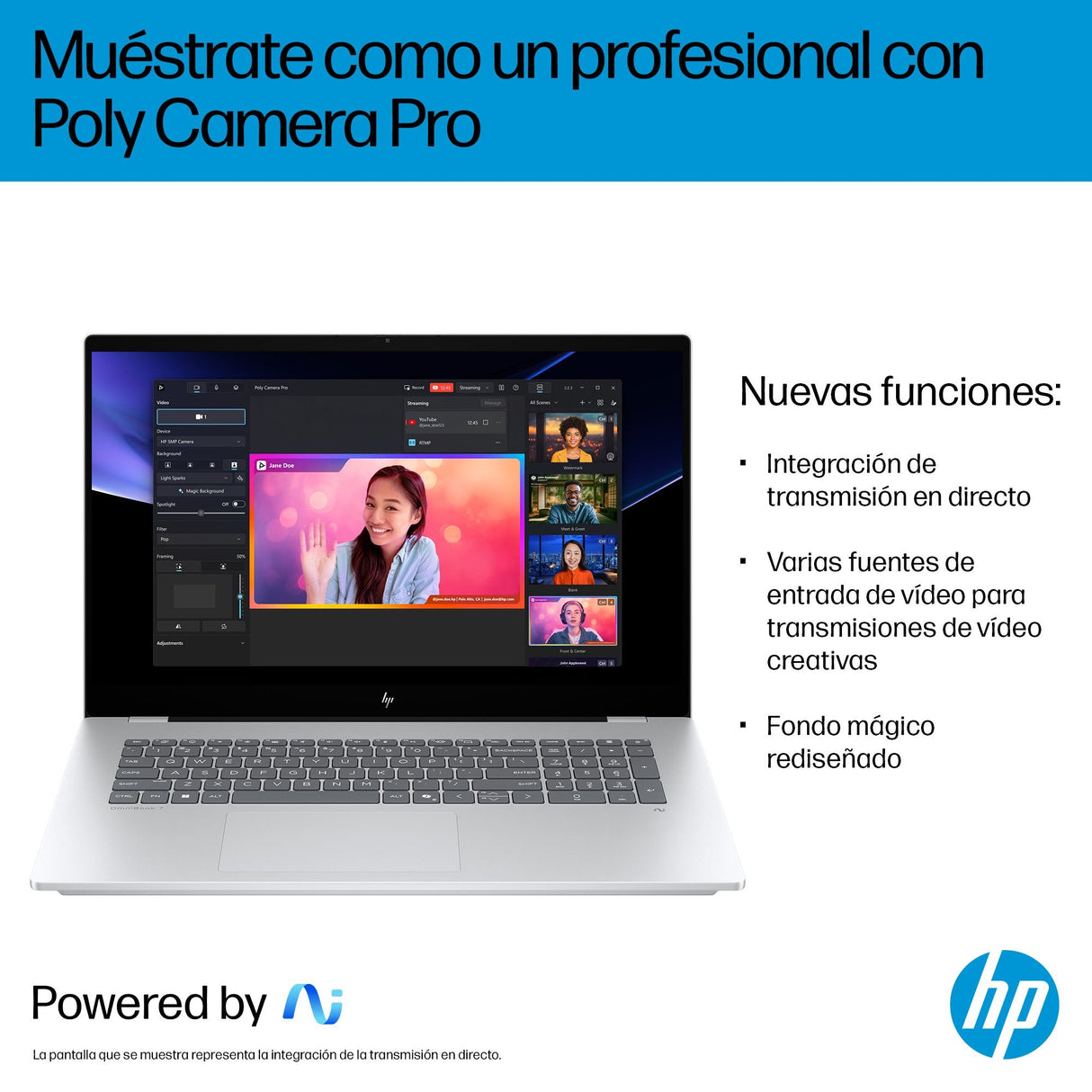 Portátil Hp Omnibook 7 Ia 17 Dc0001nsx U5 226v 16gb Ssd 1tb 17.3 " Fhd W11h