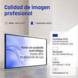 EAN 8435364318805 - iggual Orchid 65" Panel plano interactivo 165,1 cm (65") LED Wifi 400 cd / m² 4K Ultra HD Negro Pantalla  imagen 5