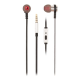 Auriculares Intrauditivos Ngs Cross Rally Con Micrófono Jack 3.5 Plateados