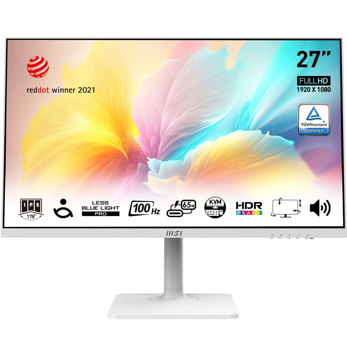 Monitor Msi Modern Md272xpwde Led 27" Wqhd, 100 Hz, Usb-C 100 Hz 9s6-3pb19h-202