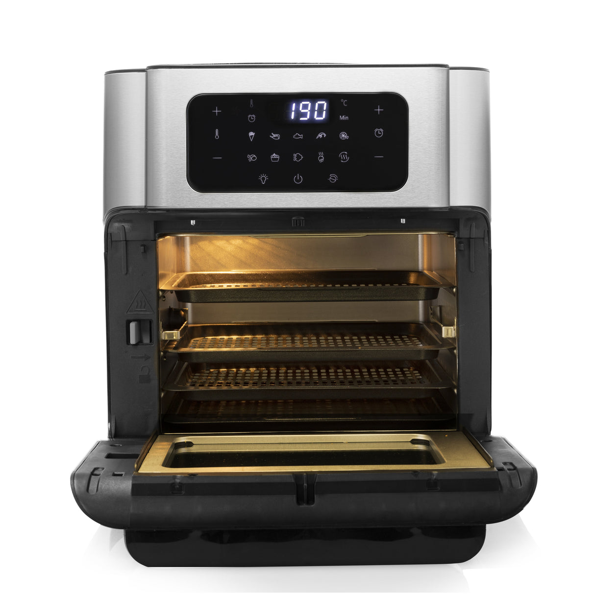 EAN 8713016091451 - Princess 182065 Sencillo 10 L Independiente 1500 W Freidora de aire caliente Plata imagen 42
