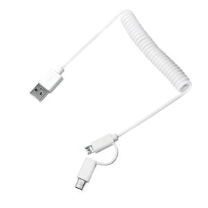 Juego De Cargador Usb, 1 Cargador De Coche Y 1 Cargador Usb, 2 Puertos Con Cable  Usb 2.0 A Micro Usb Y Mini Usb