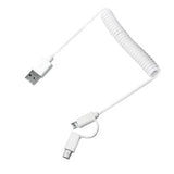 Juego De Cargador Usb, 1 Cargador De Coche Y 1 Cargador Usb, 2 Puertos Con Cable  Usb 2.0 A Micro Usb Y Mini Usb