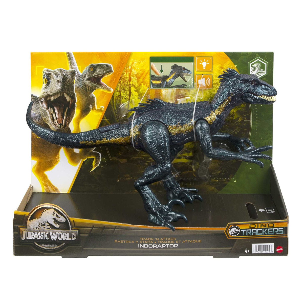 Figura Mattel Jurassic World Track 'N Attack Indoraptor Hky12