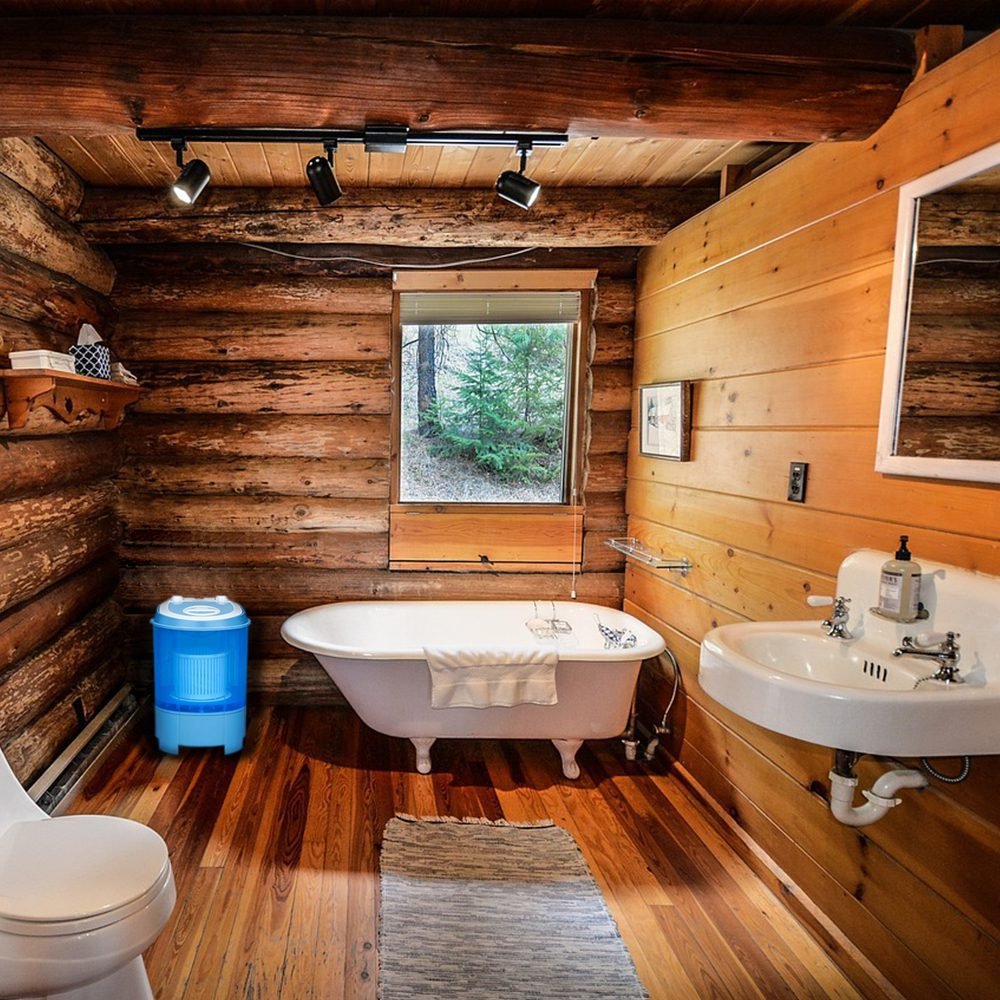 Electro. Lavadora Manta 2.8kg Centrif. Portable