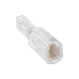 Inline Twist-Stop Para Auricular Telefónico 4p4c Macho A Hembra