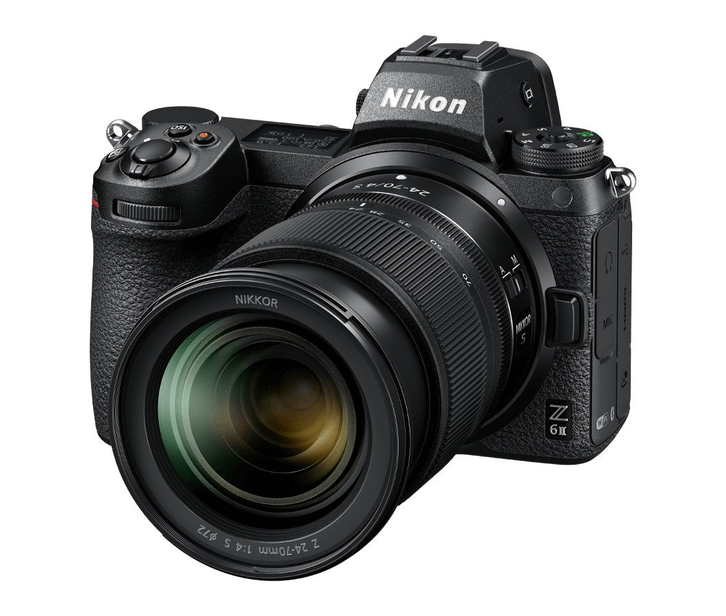 Cámara Evil Nikon Z 6ii + 24 70 F4 24.5 Mp 8.12 Cm Iso 100 51 200 Wifi Dual Expeed Negro