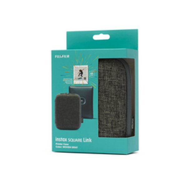 Estuche Para Impresora Fujifilm Instax Square Link Tejido Gris