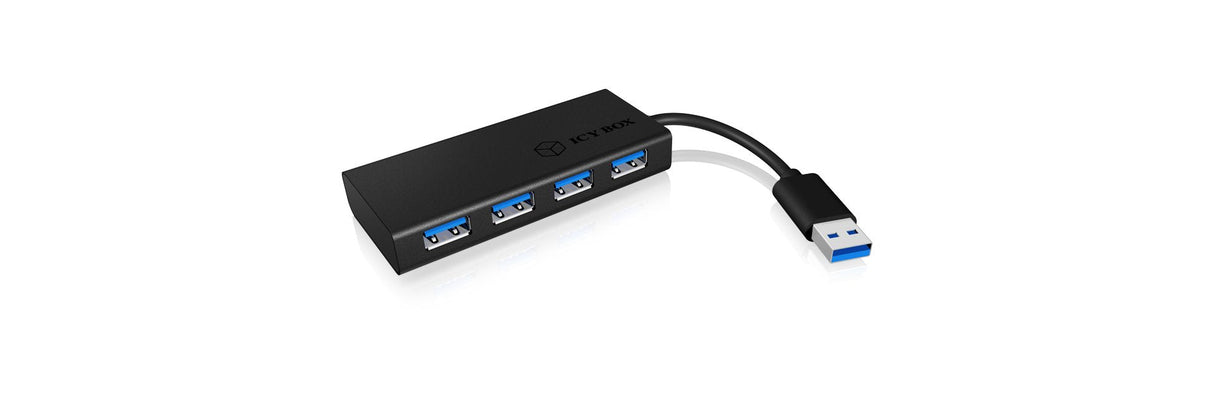 EAN 4250078160373 - ICY BOX IB-AC6104-B USB 3.2 Gen 1 (3.1 Gen 1) Type-A 5000 Mbit/s Negro imagen 1