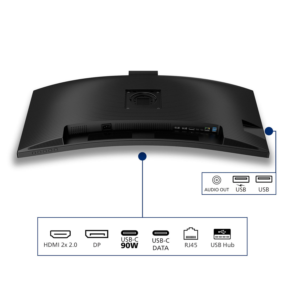 EAN 8721038004441 - Philips 3000 series 34B2U3600CH/00 pantalla para PC 86,4 cm (34") 3440 x 1440 Pixeles Wide Quad HD LCD Ne imagen 6