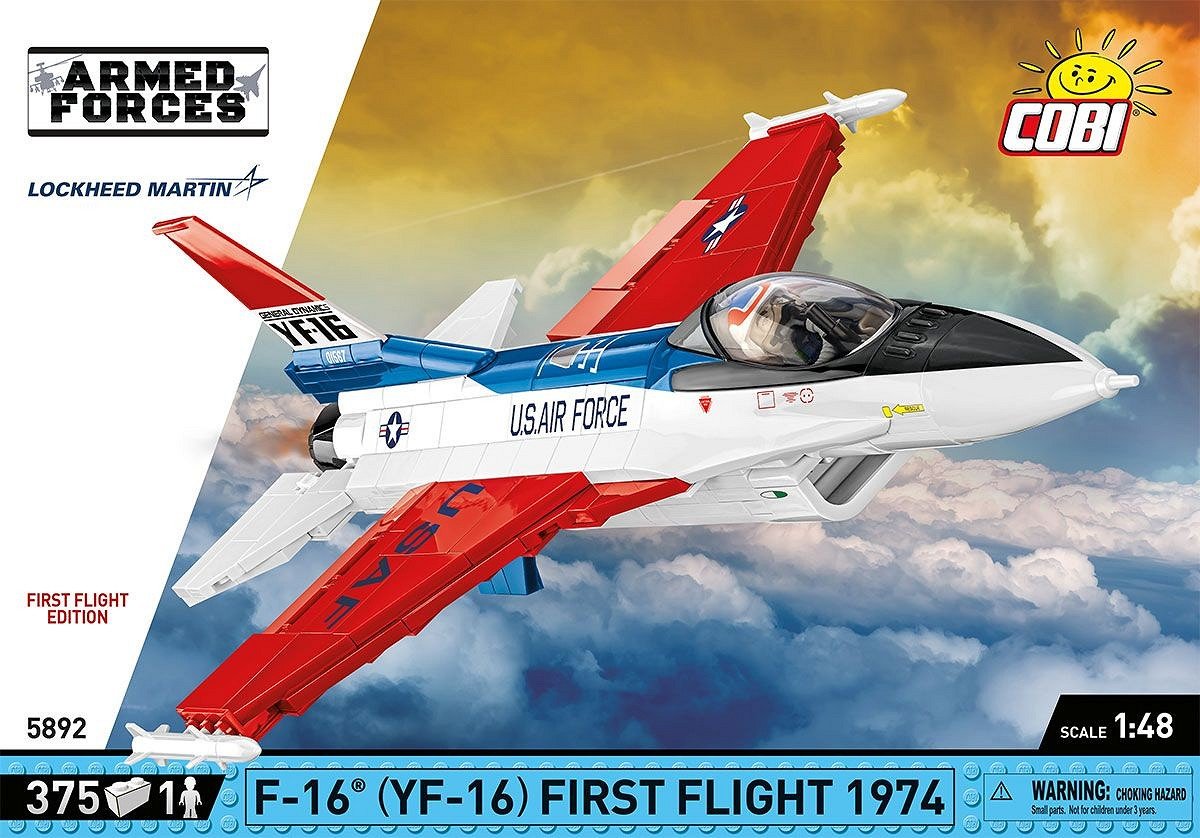 Cobi F-16 (Yf-16) Primer Vuelo 1974, Juguetes De Diseño Cobi-5892