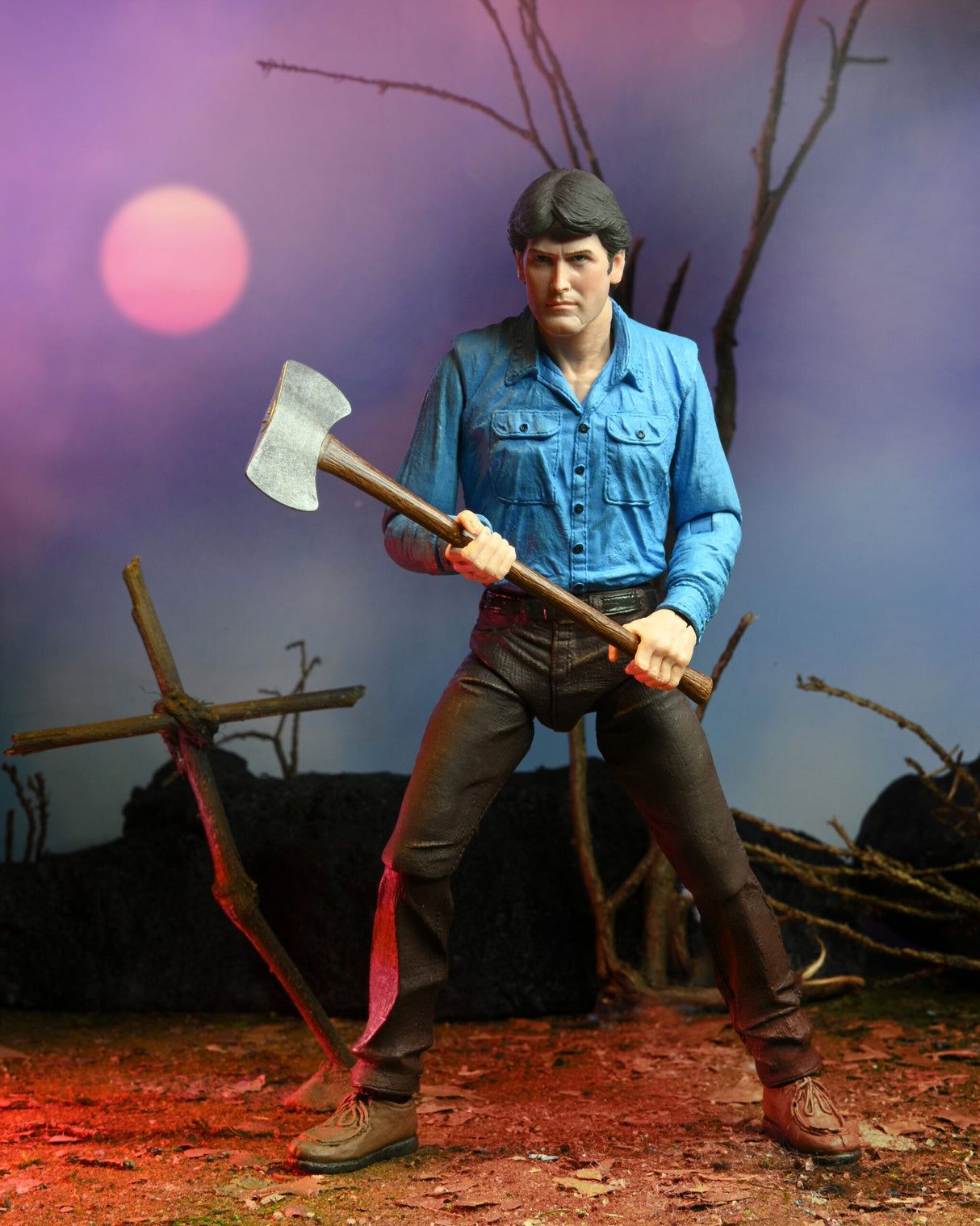 Figura Neca Evil Dead Scale Ultimate Ash 40 Aniversario 18 Cm