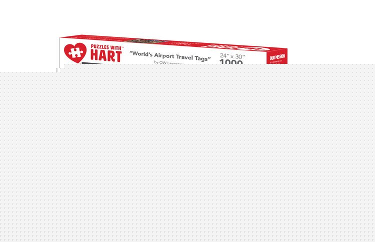 EAN 0704846704831 - Hart Puzzles Retro & Cool “World’s Airport Travel Tags” Puzzle rompecabezas 1000 pieza(s) imagen 1