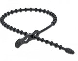 Delock Bridas Reutilizable L 210 X W 4,5 Mm Negro 10 Piezas