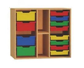 Faibo Caja Apilable De Almacenaje Pp 420x310x73mm 6l Con Tapa Rojo