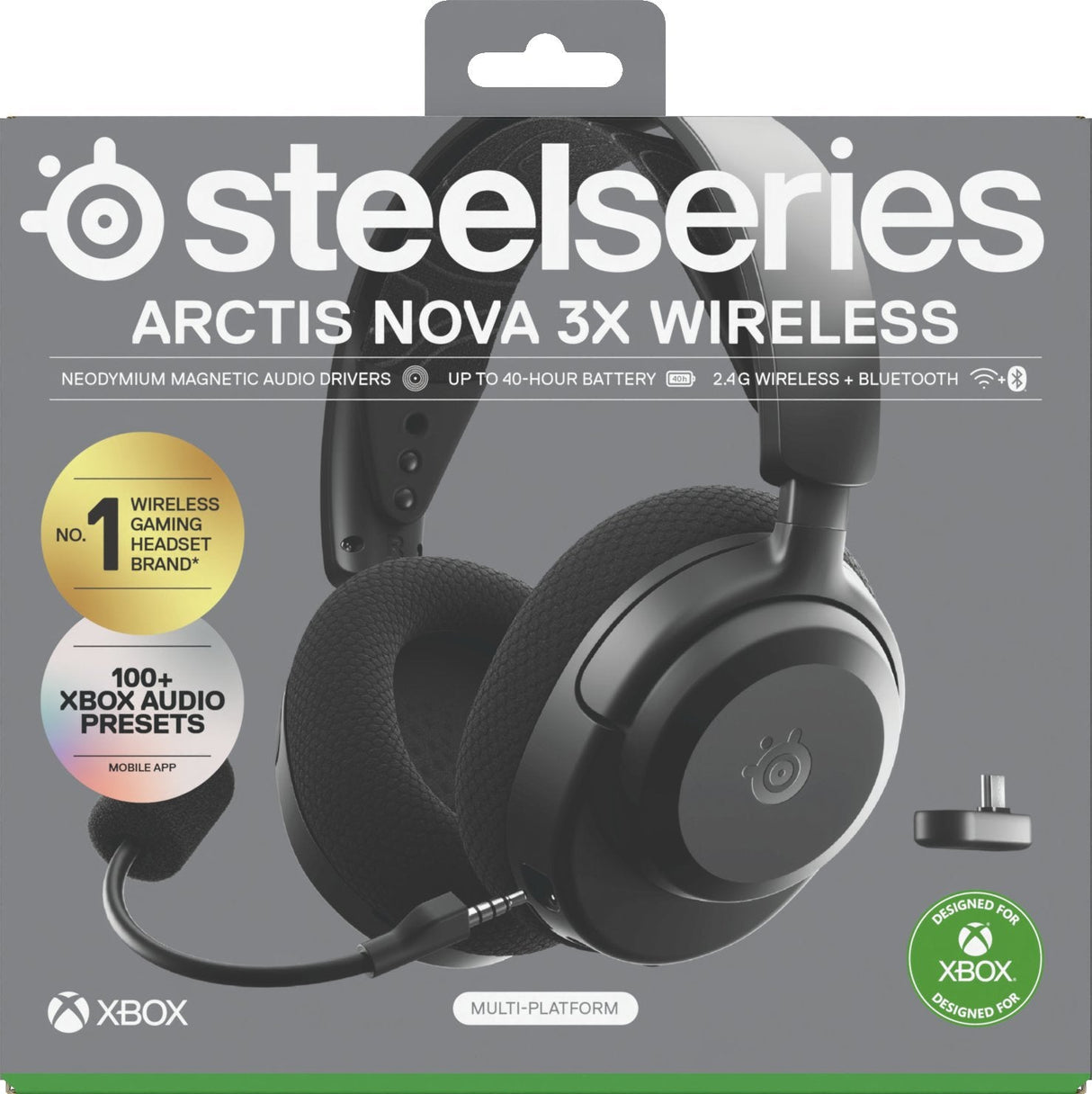 Auriculares Steelseries - Arctis Nova 3xw Negro (61689)