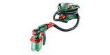 Bosch Professional Sistema De Pulverización De Pintura Pfs 5000 E, Pistola Pulverizadora Verde/Negro, 1.200 W, Boquilla Para Colores De Pintura + Boquilla Para Pintura De Pared 603207200