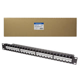 Patchpannel Keystone 1u. 48 Ports. Unshielded. Negro Logilink