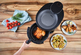EAN 8590393414000 - Eta Skyfry Sencillo 5 L Independiente 1500 W Freidora de aire caliente Negro imagen 15