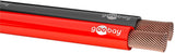 Bobina De  10 Metros Cable Altavoz Rojo-Negro 2x0,75mm Cca-Pvc  Cpr Eca Goobay