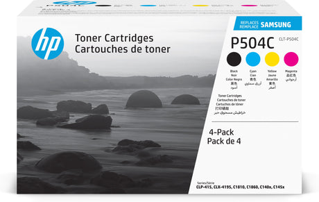 EAN 0191628444922 - Samsung CLT-P504C 4-pack Cyan/Magenta/Yellow/Black Original Toner Cartridge cartucho de tóner 4 pieza(s)  imagen 1