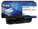 Freecolor Toner Canon 055h 3019c002 Cyan 5900 Copias Remanufactured
